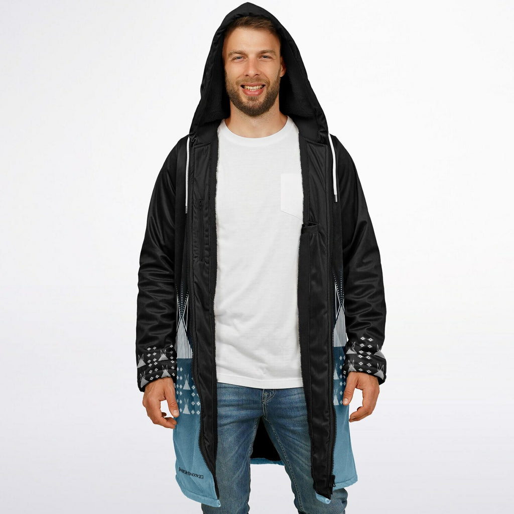 $NiieihiiNookei Zipper Cloak - AOP
