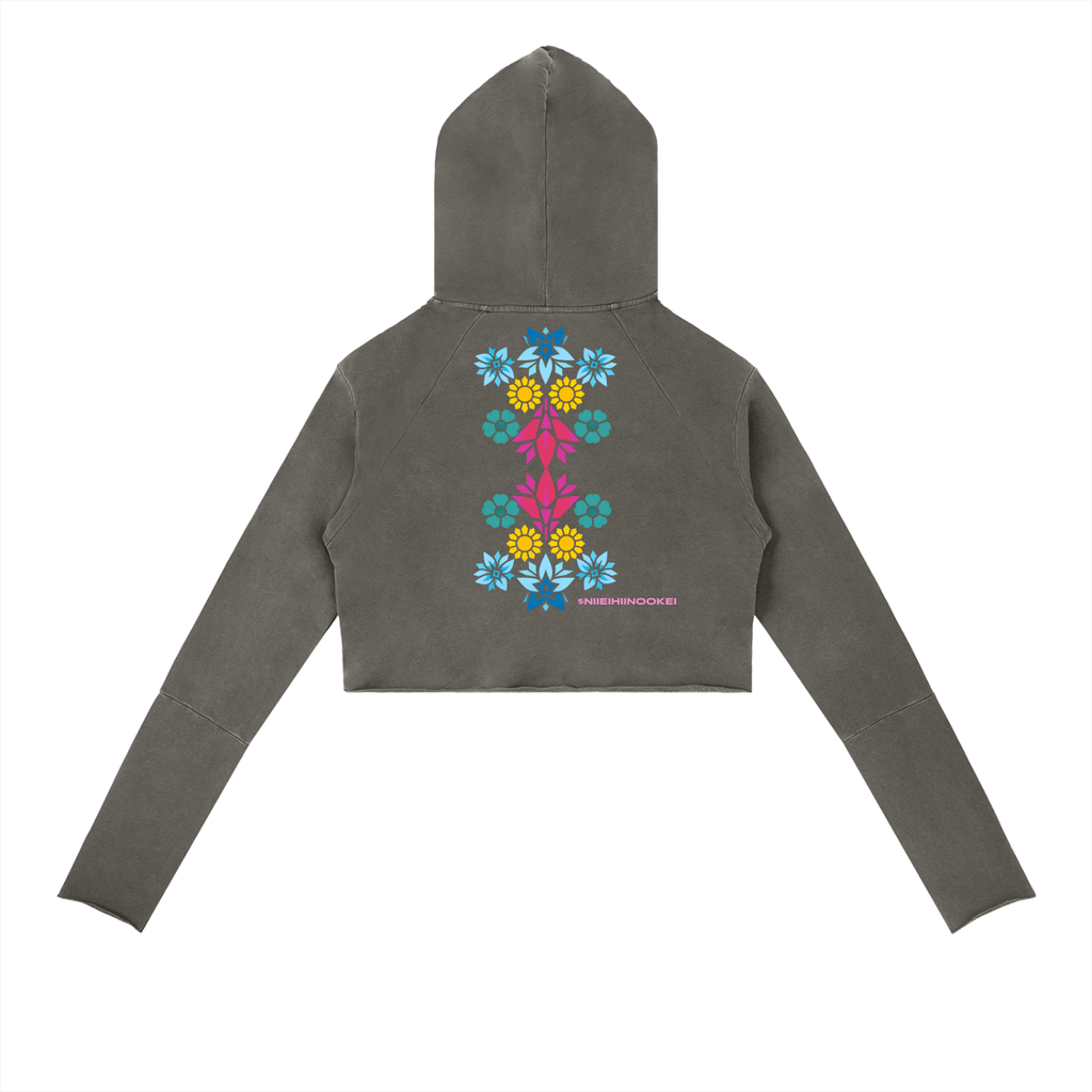 Vintage Washed Raw Edge Hoodie