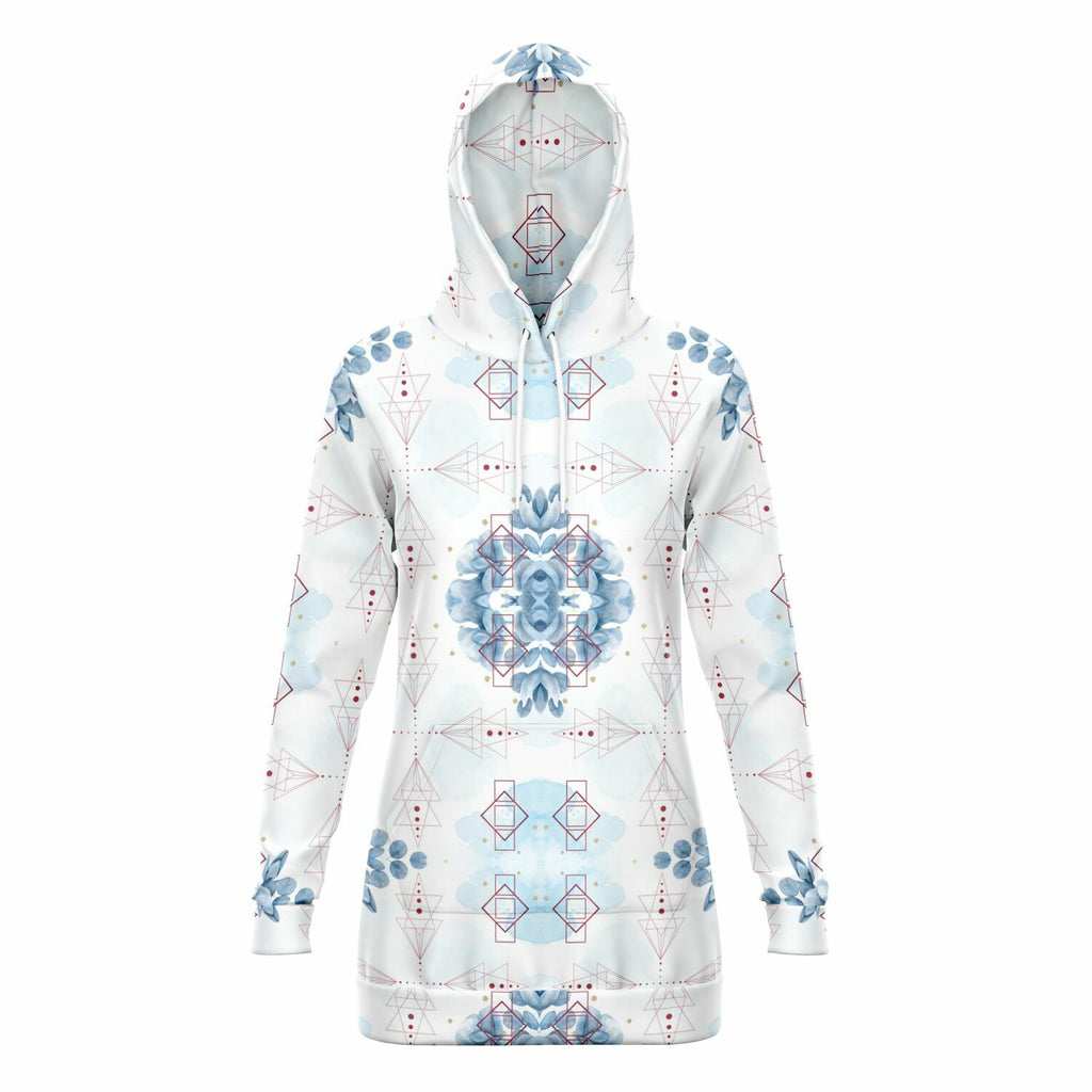 $NiieihiiNookei Fashion Longline Hoodie - AOP