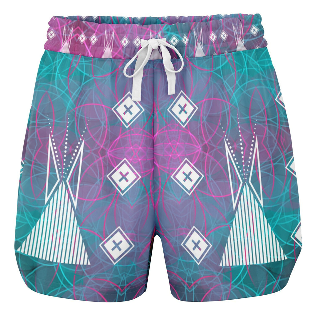 $NiieihiiNookei Athletic Loose Shorts - AOP