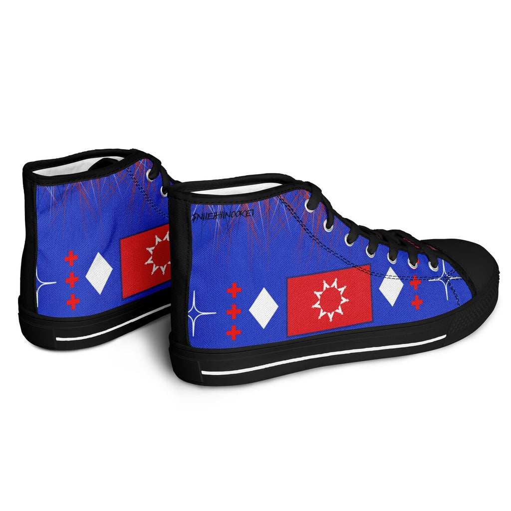 $NiieihiiNookei OST FLAG High Top Shoes - AOP