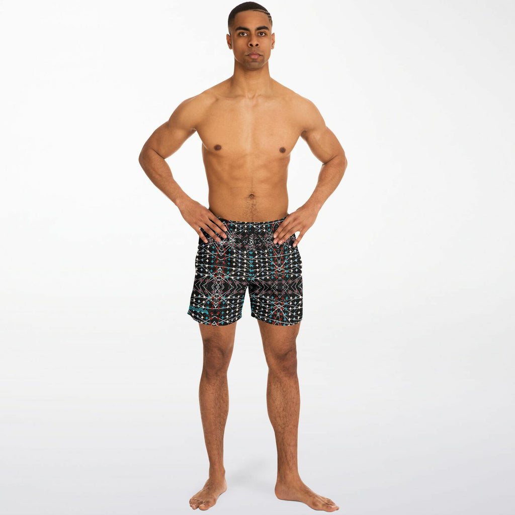 $NiieihiiNookei Swim Trunks Men - AOP