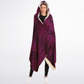 $NiieihiiNookei Hooded Blanket Sherpa - AOP