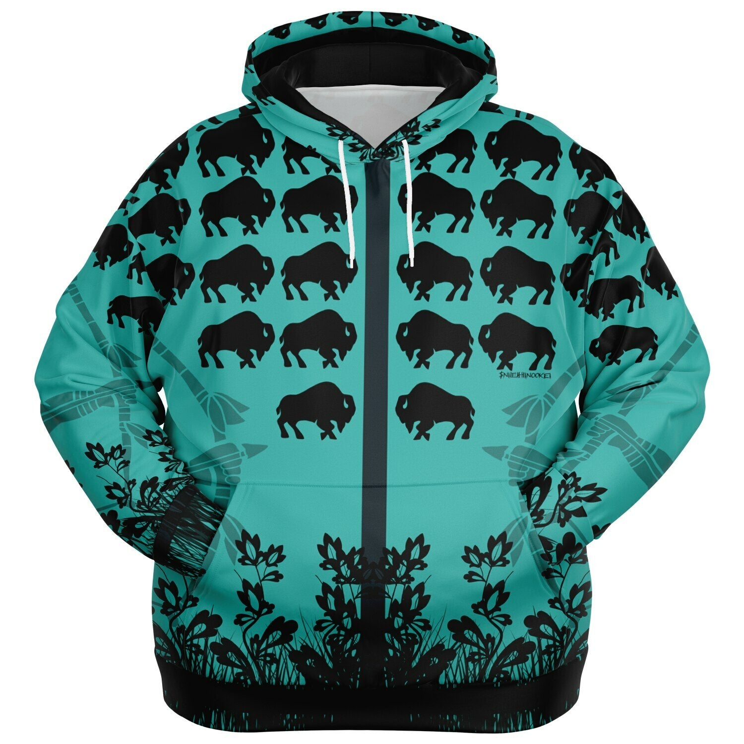 $NiieihiiNookei Fashion Plus-size Hoodie - AOP