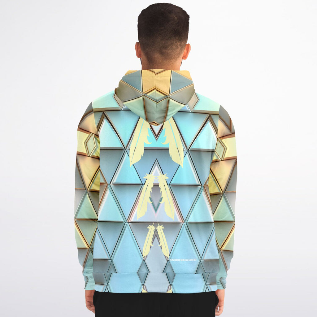 $NiieihiiNookei Athletic Zip-Up Hoodie - AOP