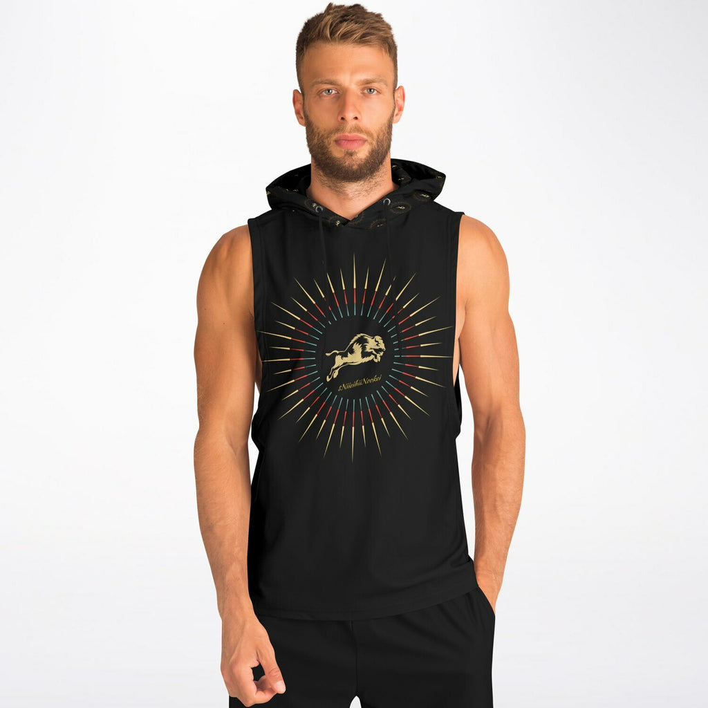 $NiieihiiNookei Athletic Drop Armhole Hoodie - AOP