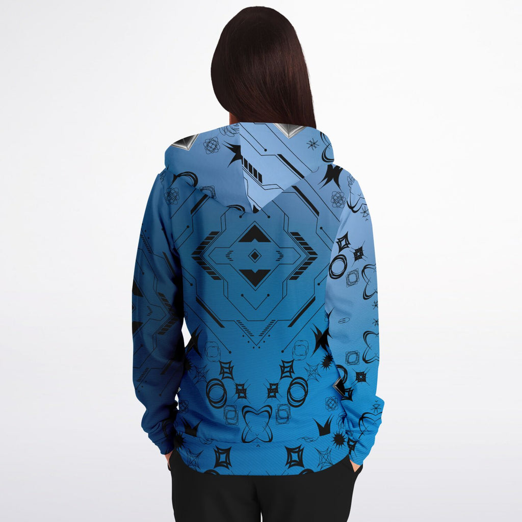 $NiieihiiNookei Athletic Zip-Up Hoodie - AOP