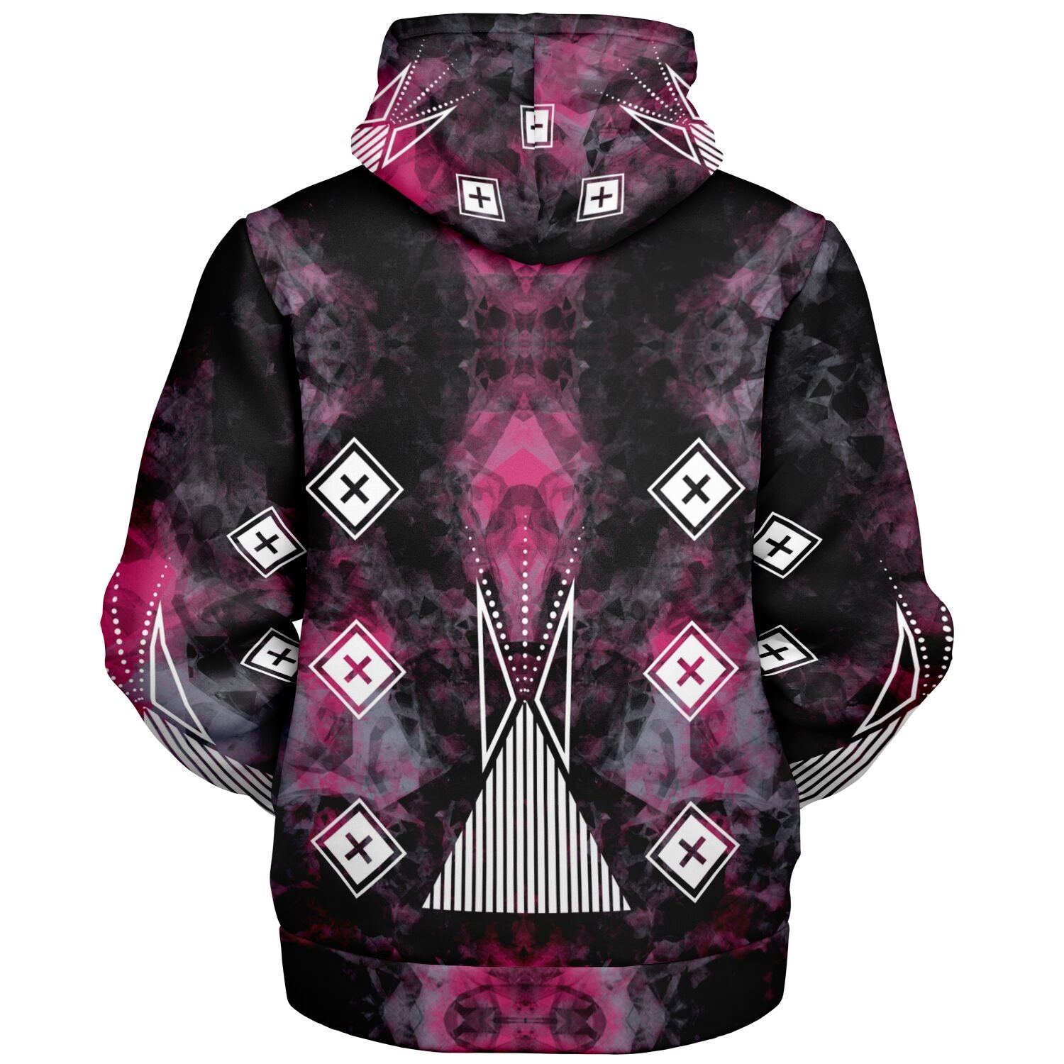 $NiieihiiNookei Microfleece Ziphoodie - AOP