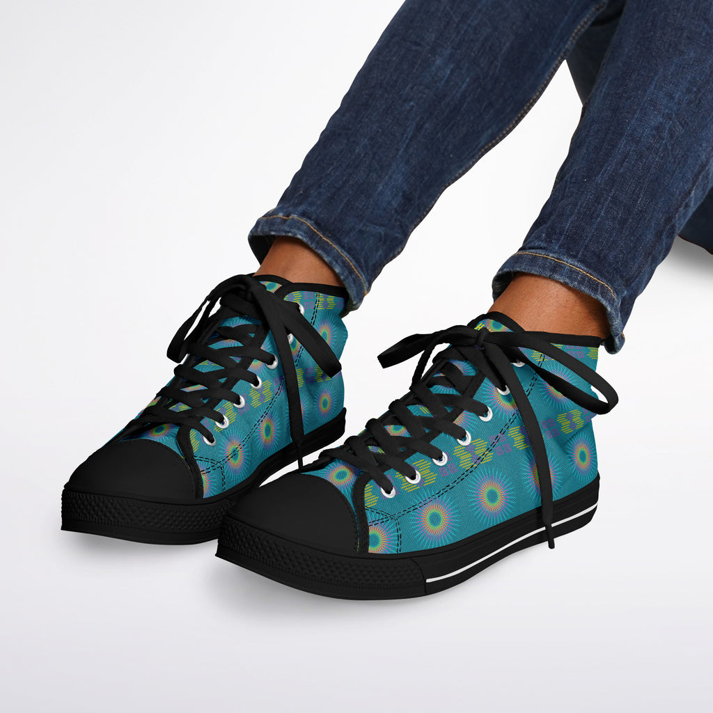 $NiieihiiNookei Urban Peak High Top Shoes - AOP