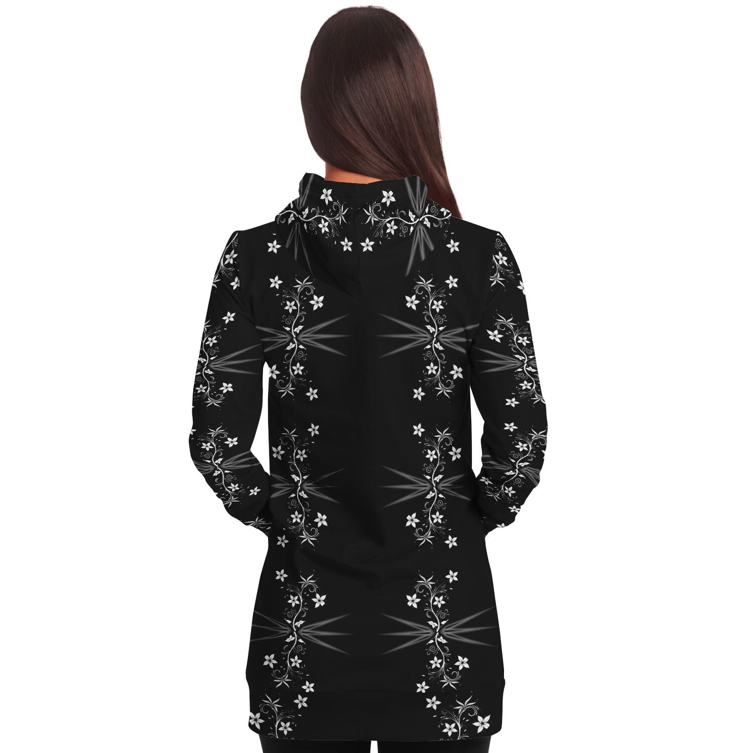 $NiieihiiNookei Athletic Longline Hoodie - AOP