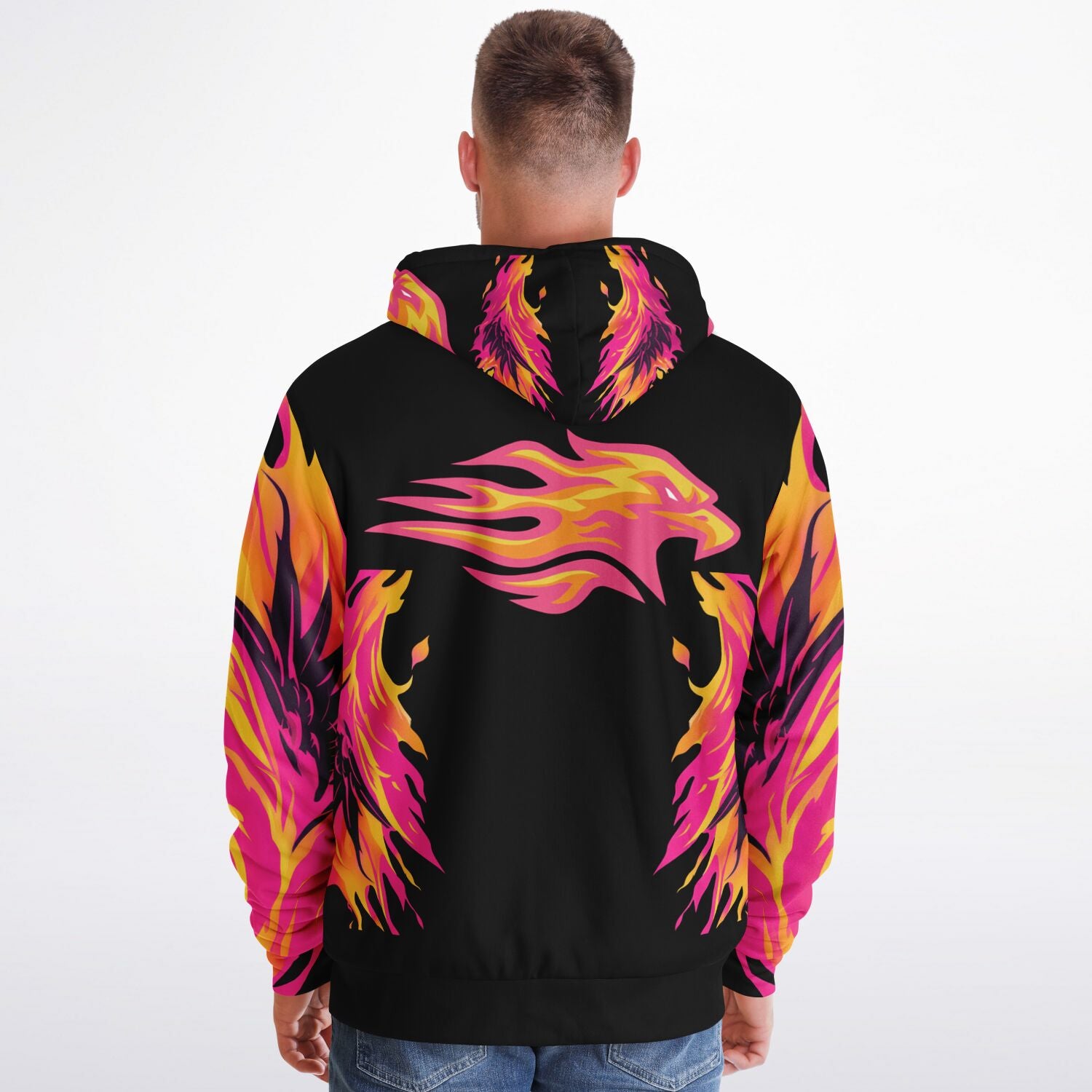 $NiieihiiNookei Microfleece Ziphoodie - AOP