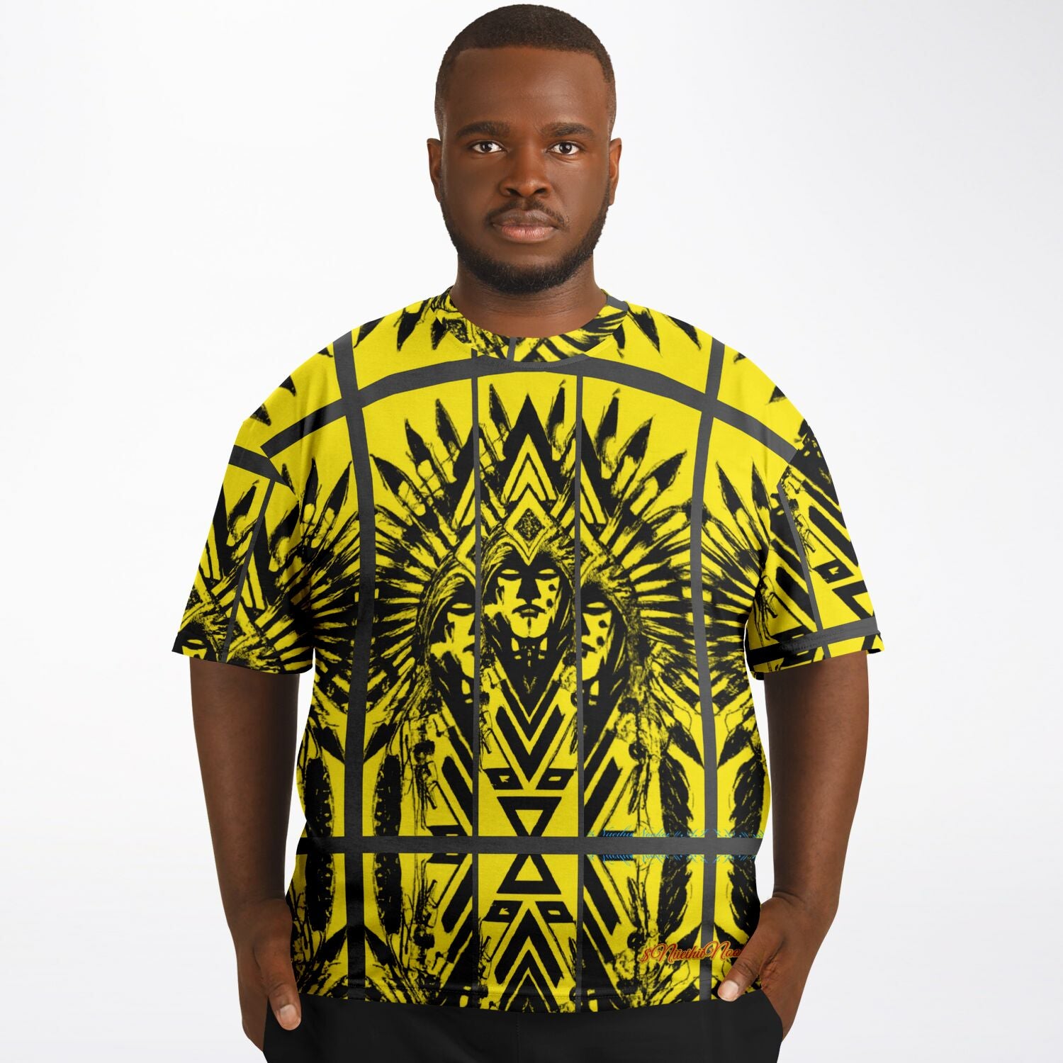 $NiieihiiNookei Plus-size T-Shirt - AOP