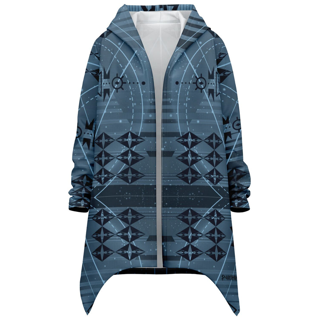 $NiieihiiNookei Fashion Elongated Cloak - AOP