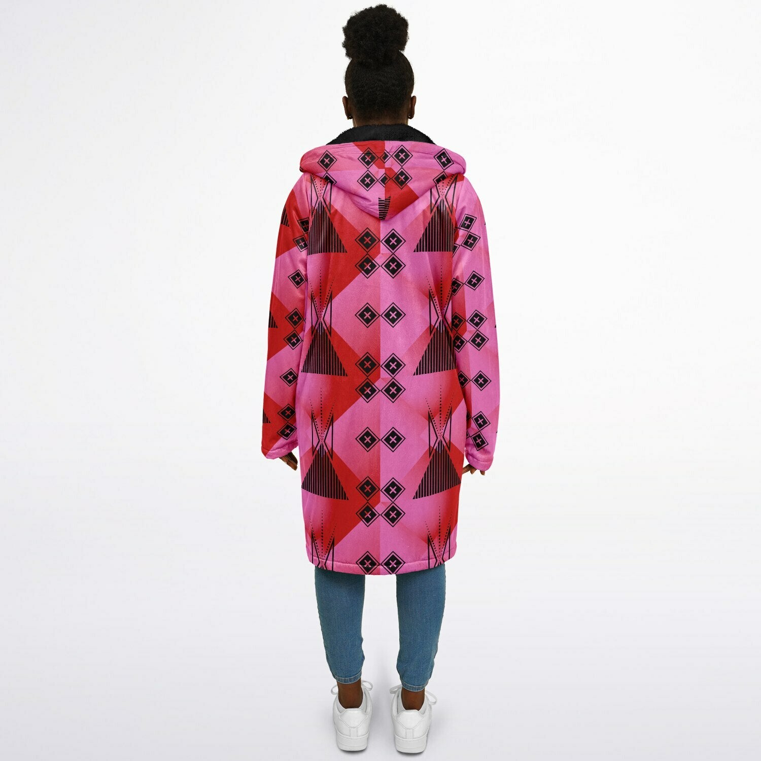 $NiieihiiNookei Zipper Cloak - AOP