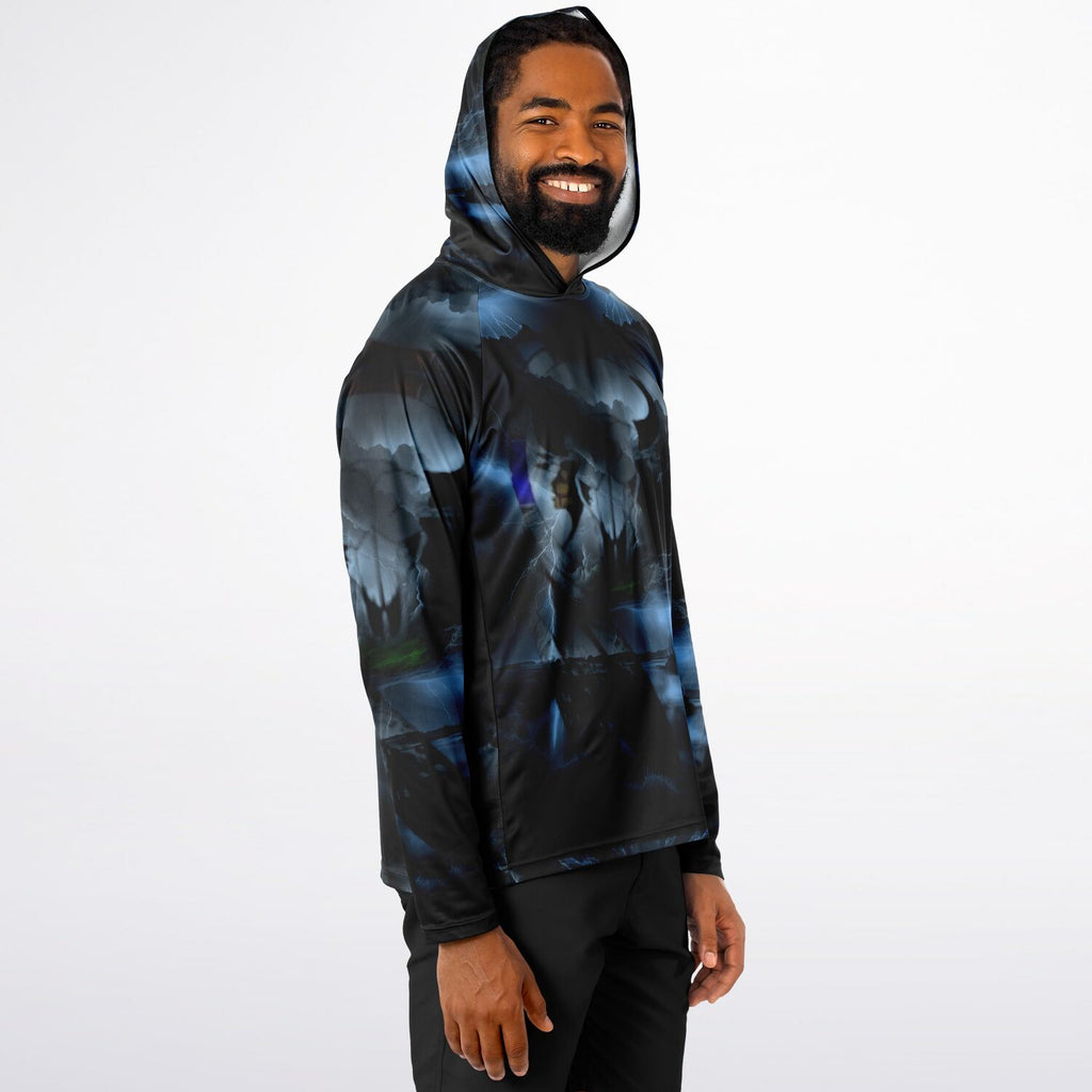 Northern Arapaho Tribe Logo Hooded Performance Shirt - AOP