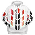 $NiieihiiNookei Arapaho Flag Athletic Plus-size Hoodie - AOP