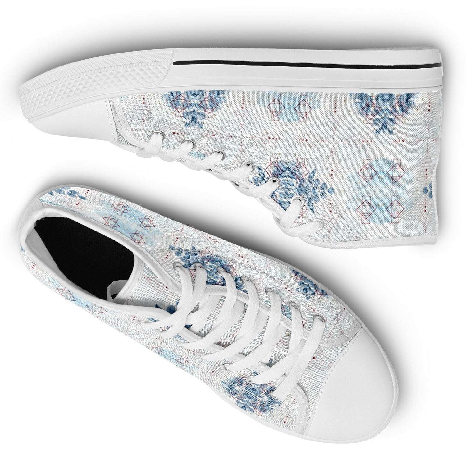 $NiieiihiiNookei Urban Peak High Top Shoes - AOP