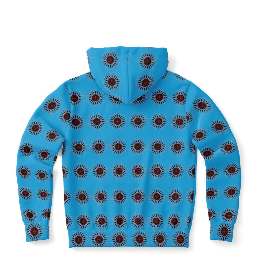 $NiieihiiNookei Athletic Zip-Up Hoodie - AOP