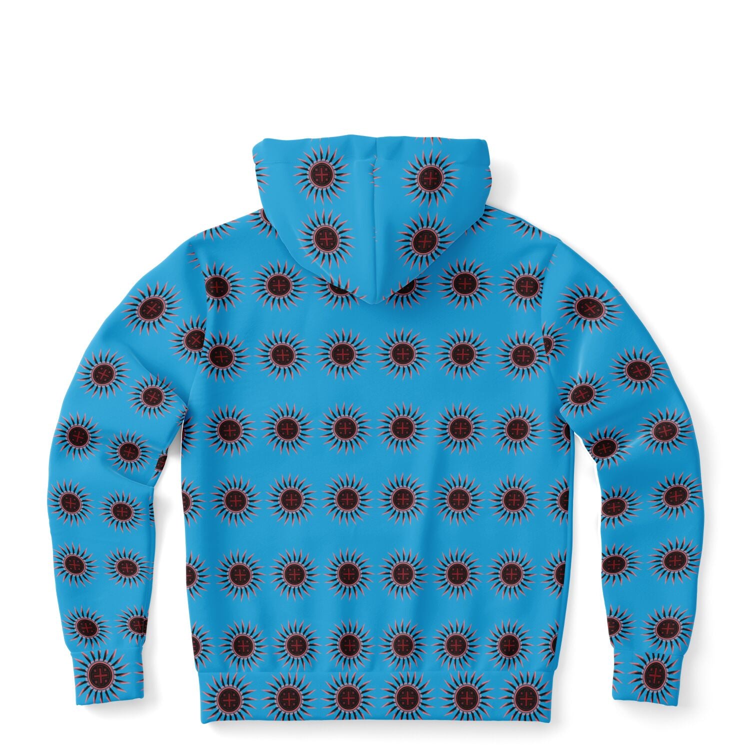 $NiieihiiNookei Athletic Zip-Up Hoodie - AOP