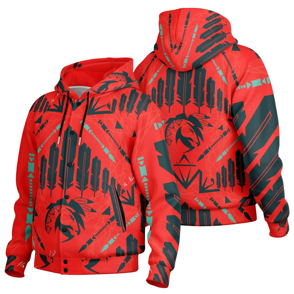 $NiieihiiNookei Hooded Jacket - AOP