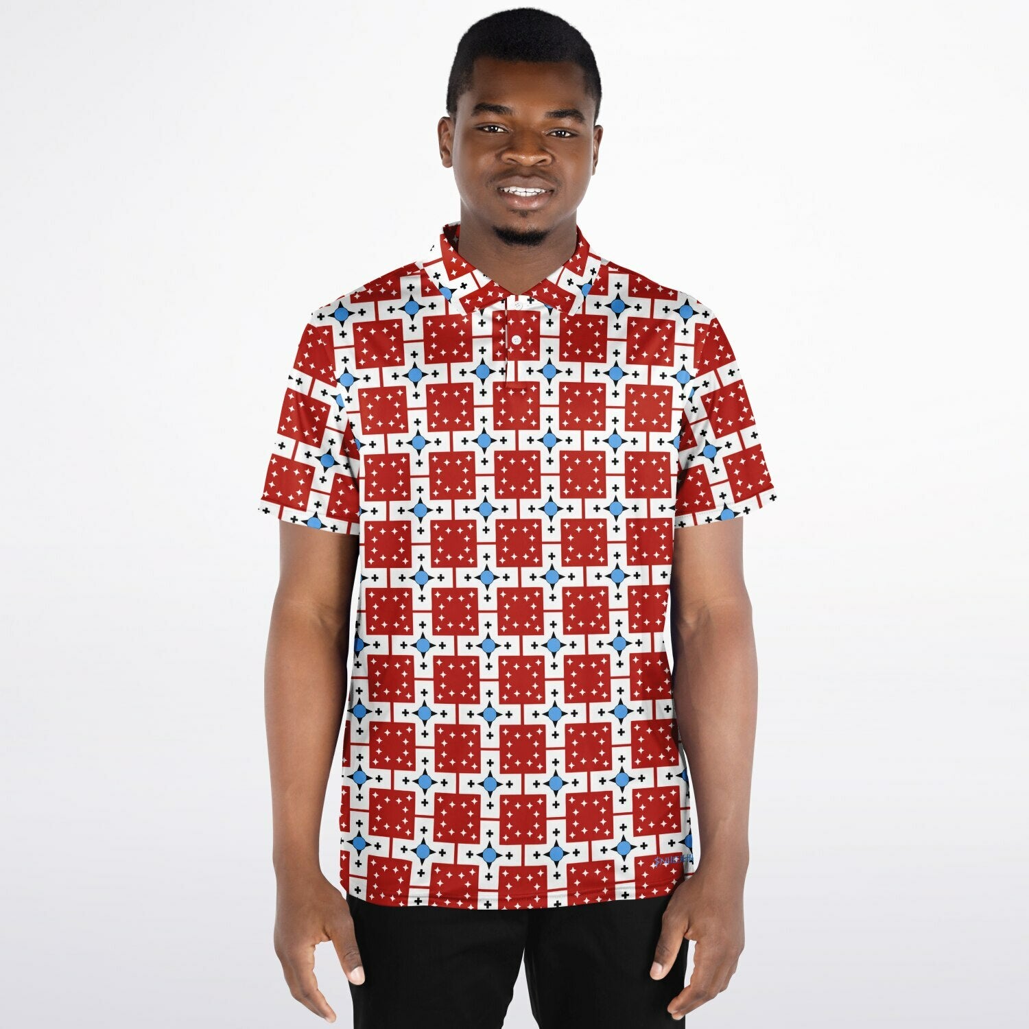 $NiieihiiNookei Polo Shirt - AOP