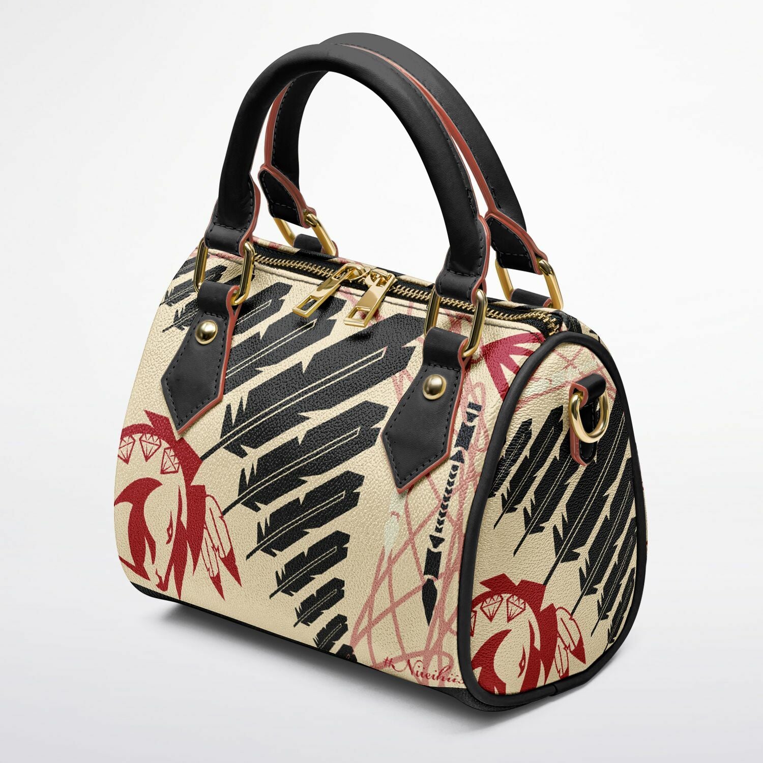 $NiieihiiNookei Crossbody Handbag - AOP