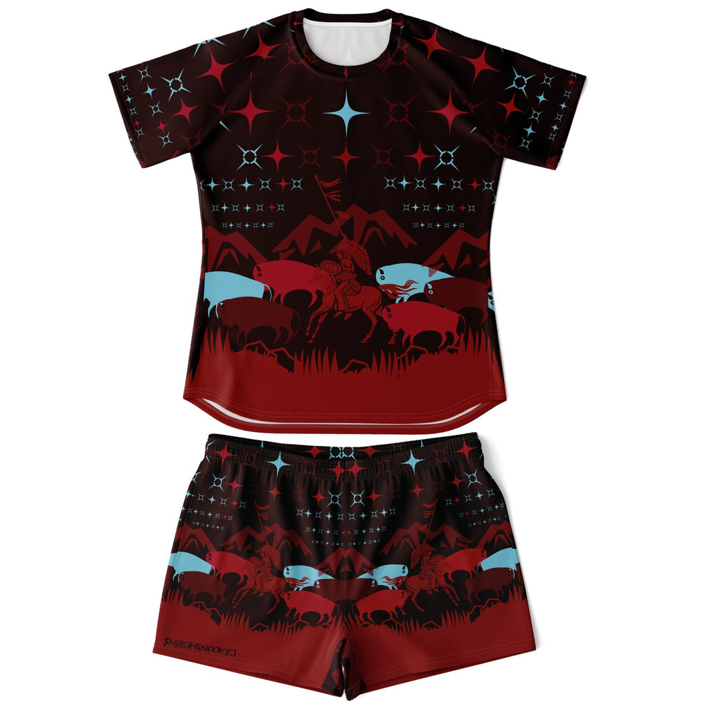 $NiieihiiNookei Women's Athletic Set - AOP