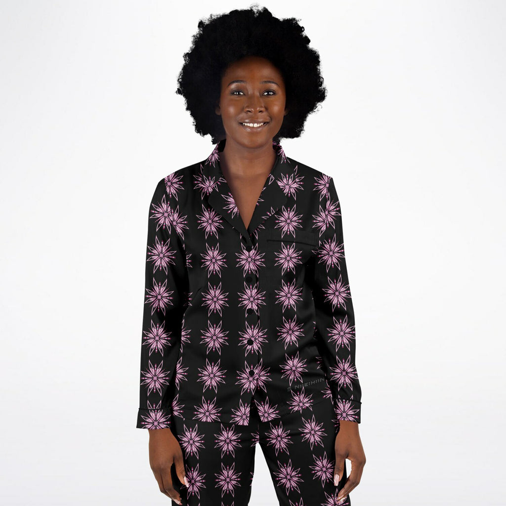 $NiieihiiNookei Women's Satin Pajamas - AOP