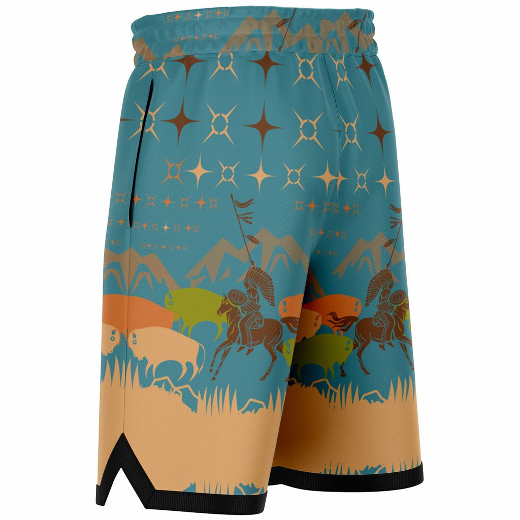 $NiieihiiNookei Basketball Short Rib - AOP