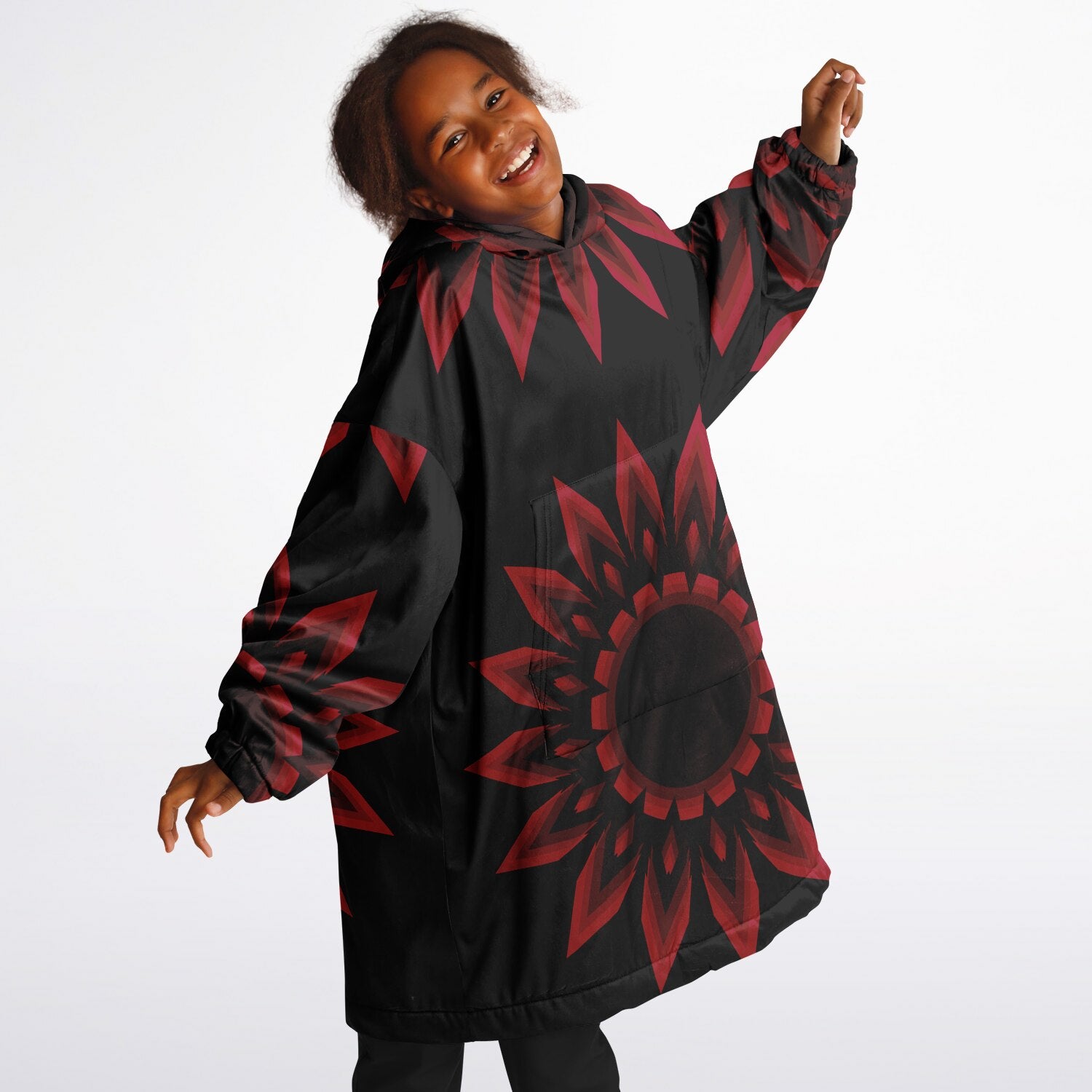 $NiieihiiNookei Youth Snug Hoodie - AOP