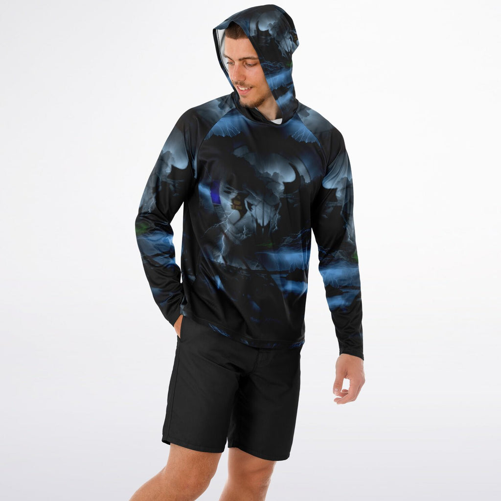 Northern Arapaho Tribe Logo Hooded Performance Shirt - AOP
