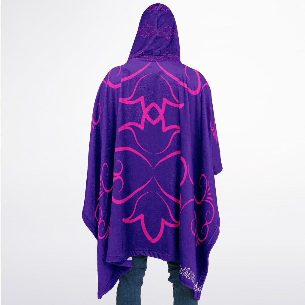 $NiieihiiNookei Flannel Blanket Poncho - AOP