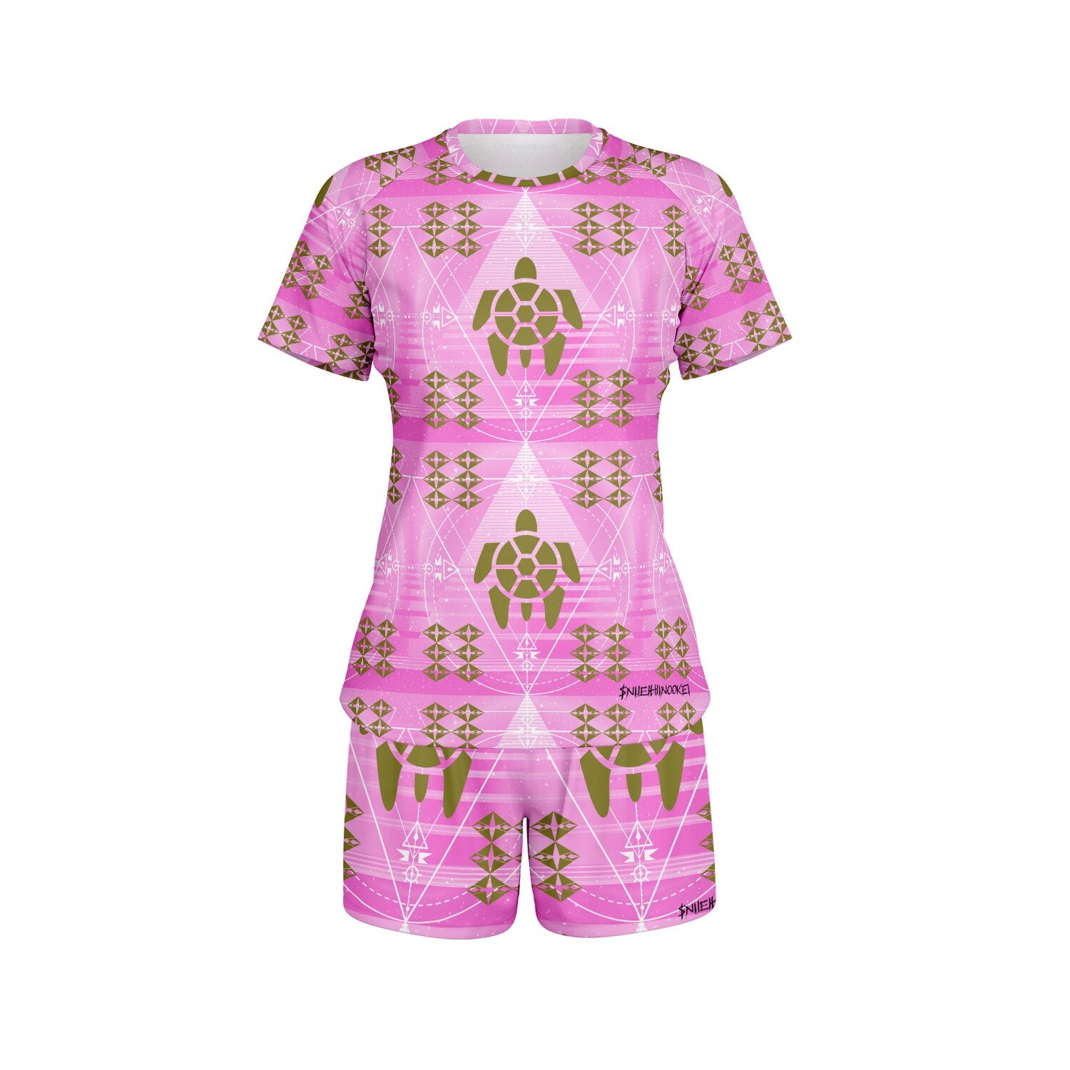$NiieihiiNookei Women's Athletic Set - AOP