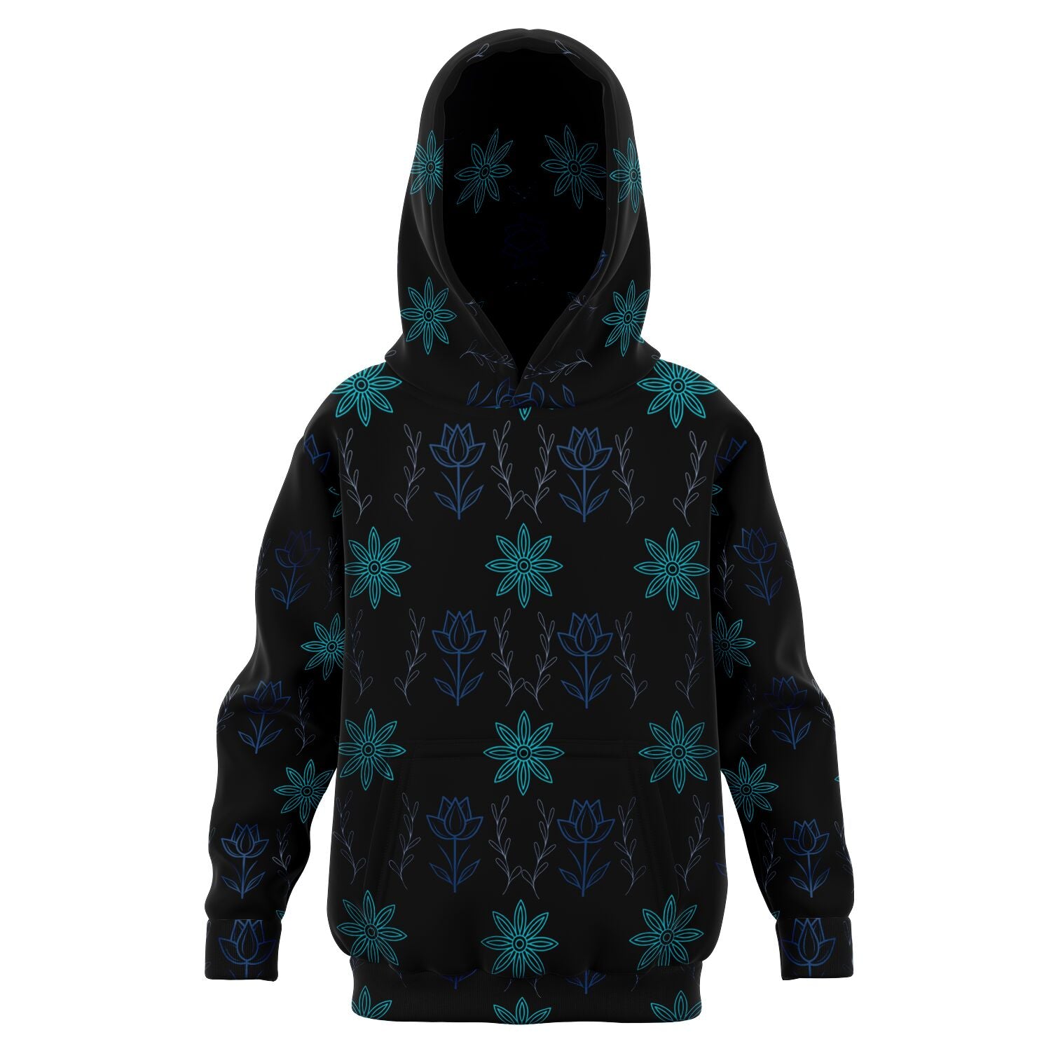 $NiieihiiNookei Athletic Kids Hoodie - AOP