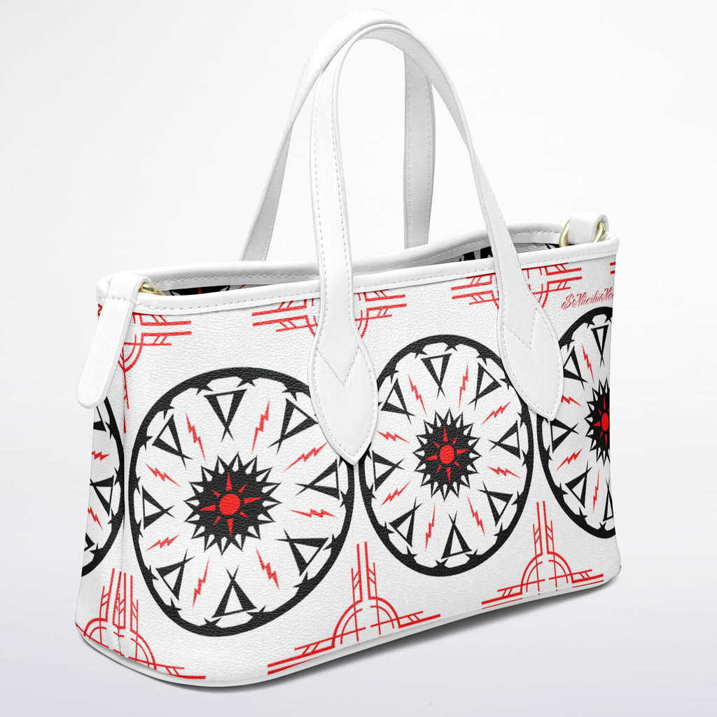 $NiieihiiNookei Leather Tote Bag - AOP