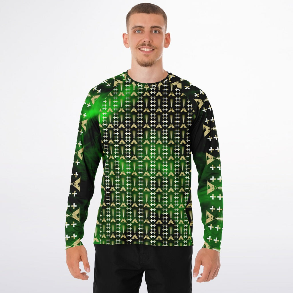 $NiieihiiNookei Men's Long Sleeve Performance Shirt - AOP