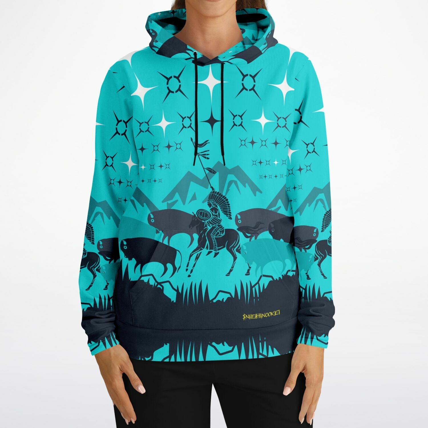 $NiieihiiNookei Athletic Hoodie - AOP