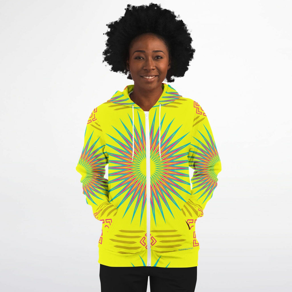 $NiieihiiNookei Fashion Zip-Up Hoodie - AOP