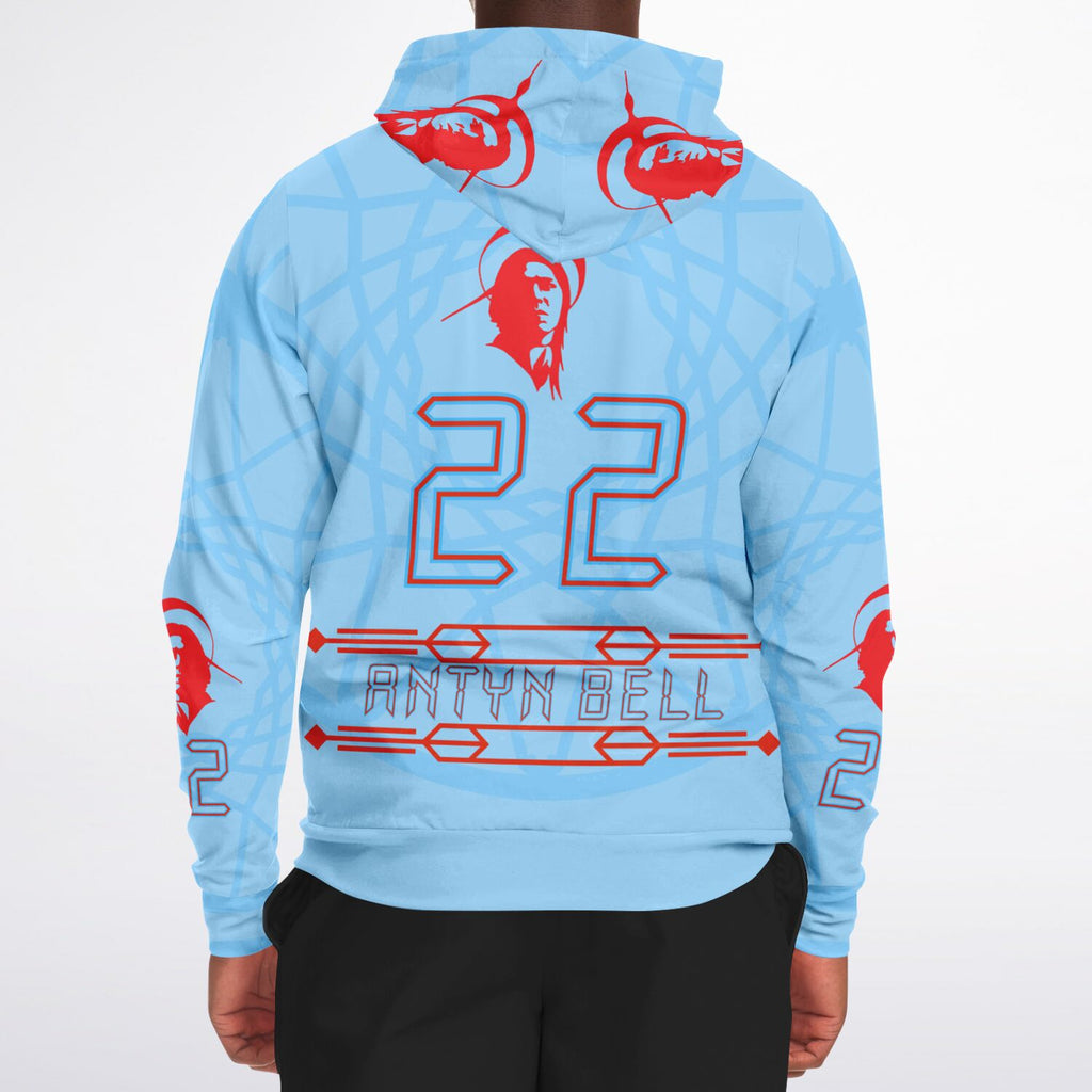 $NiieihiiNookei Athletic Zip-Up Hoodie - AOP