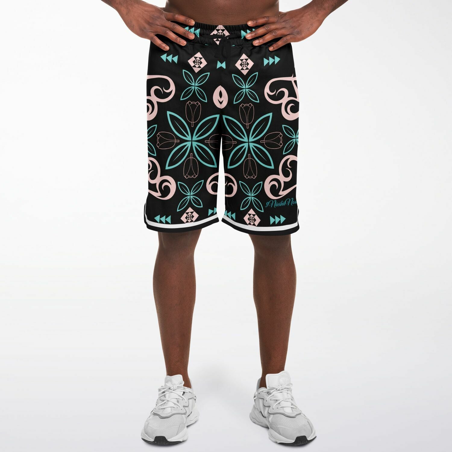 $NiieihiiNookei Basketball Short Rib - AOP
