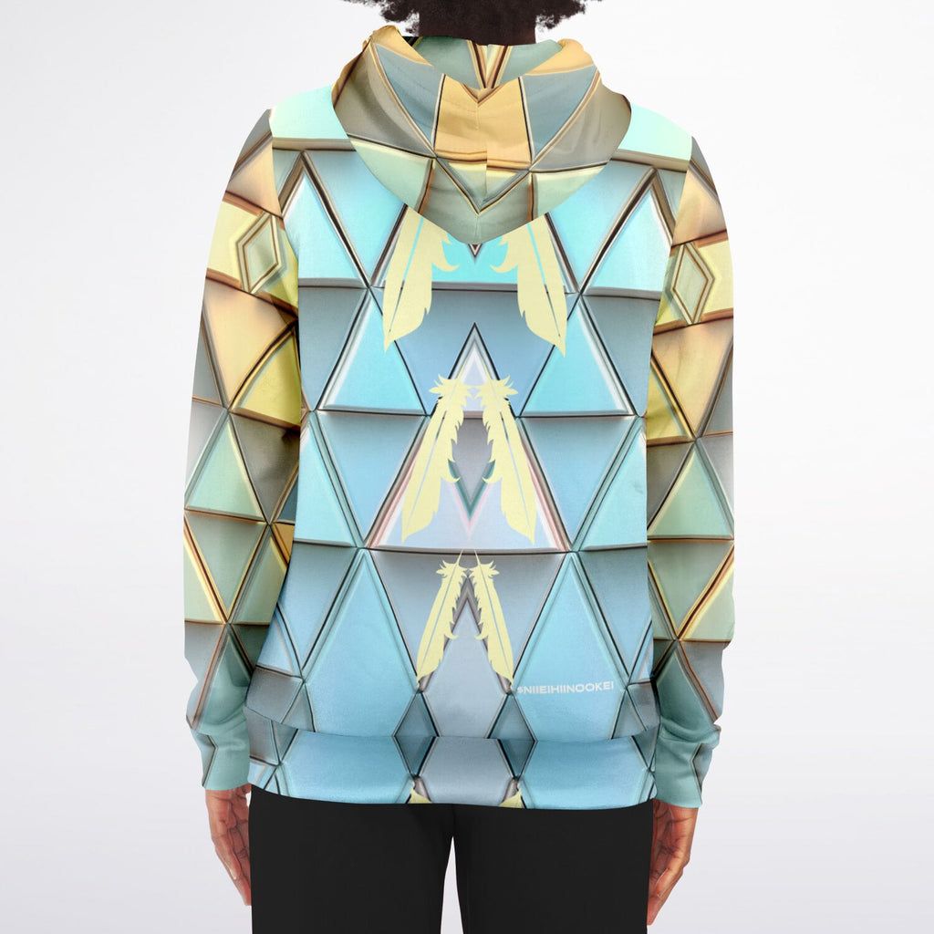 $NiieihiiNookei Athletic Zip-Up Hoodie - AOP