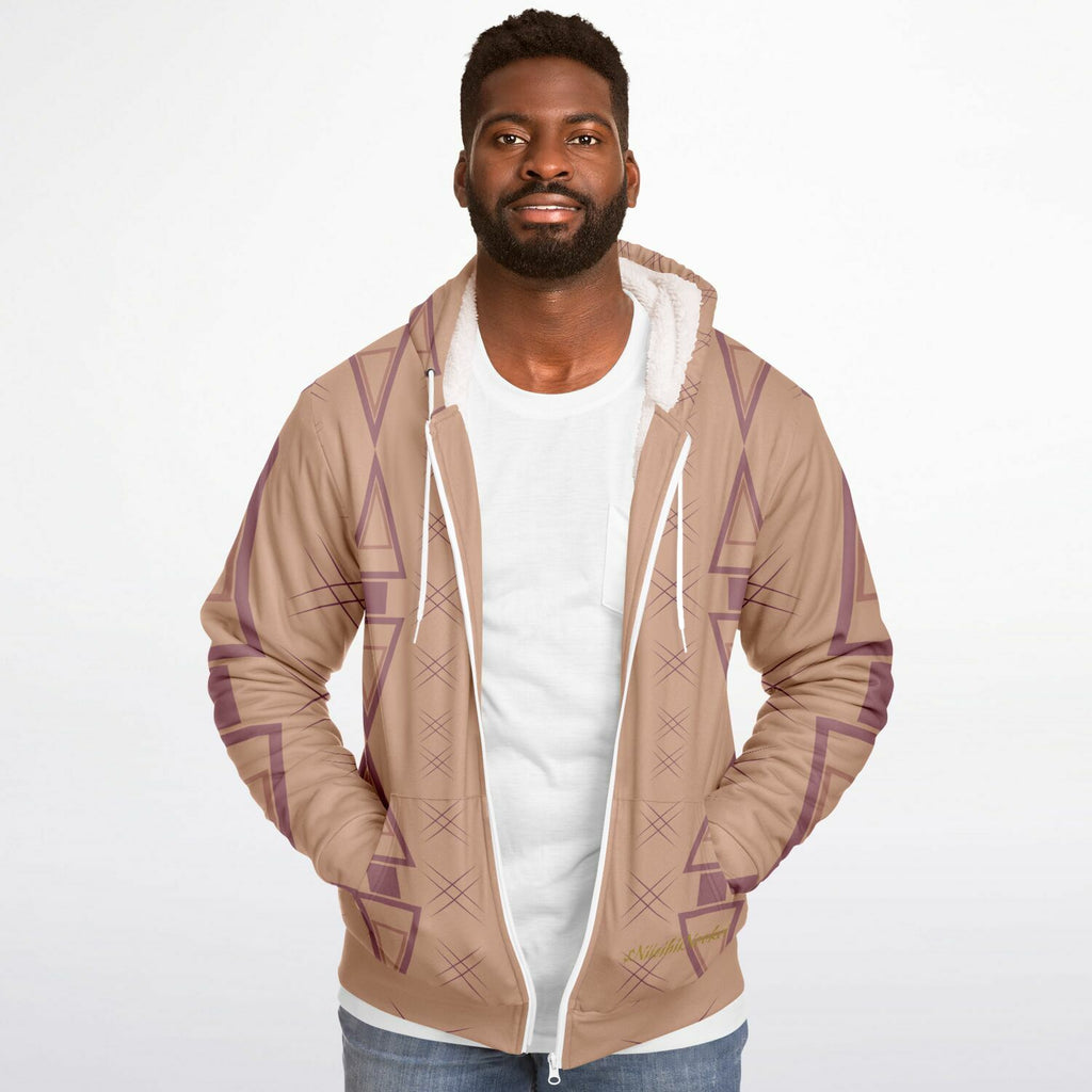 $NiieihiiNookei Microfleece Ziphoodie - AOP