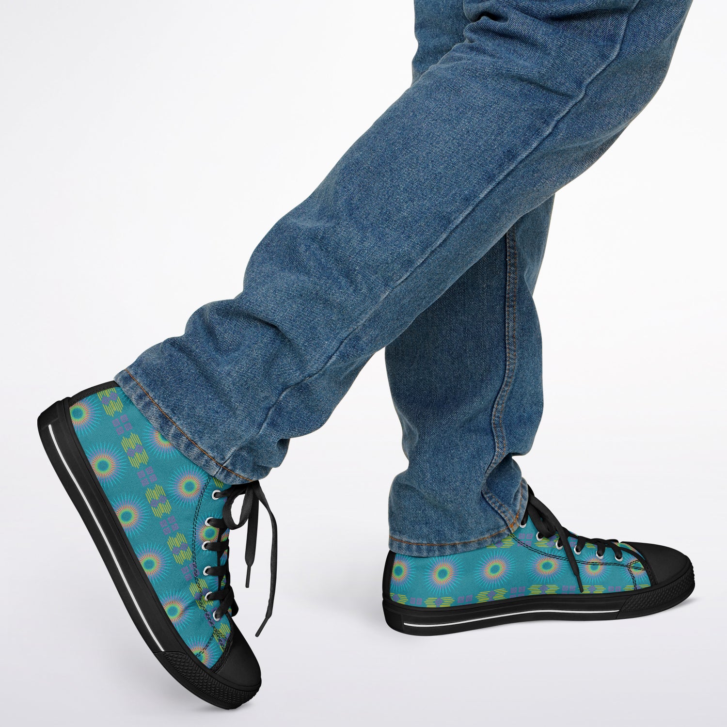 $NiieihiiNookei Urban Peak High Top Shoes - AOP