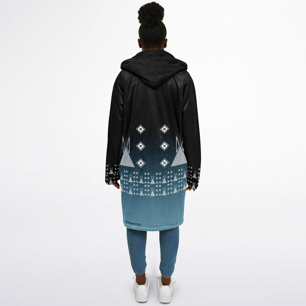 $NiieihiiNookei Zipper Cloak - AOP