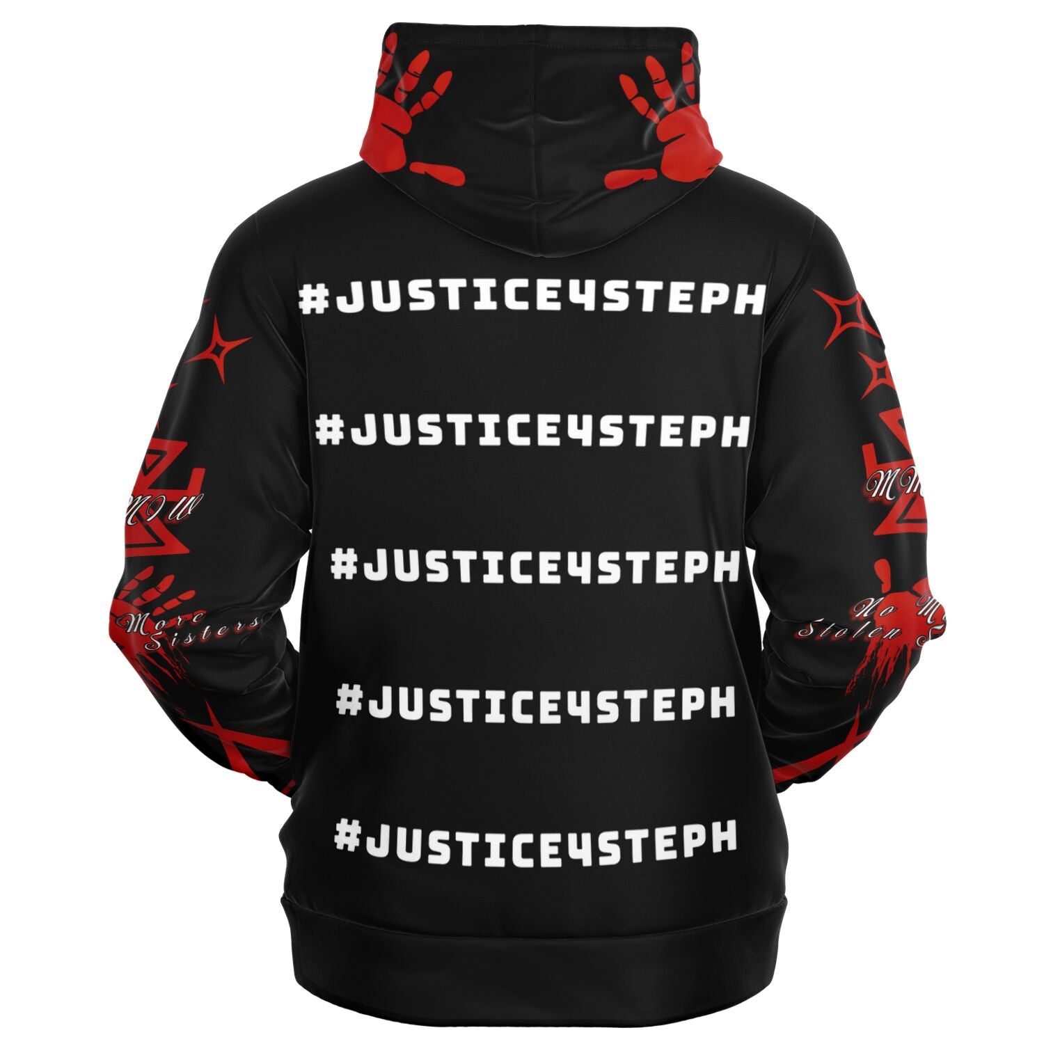 #JUSTICE4STEPH Athletic Zip-Up Hoodie - AOP