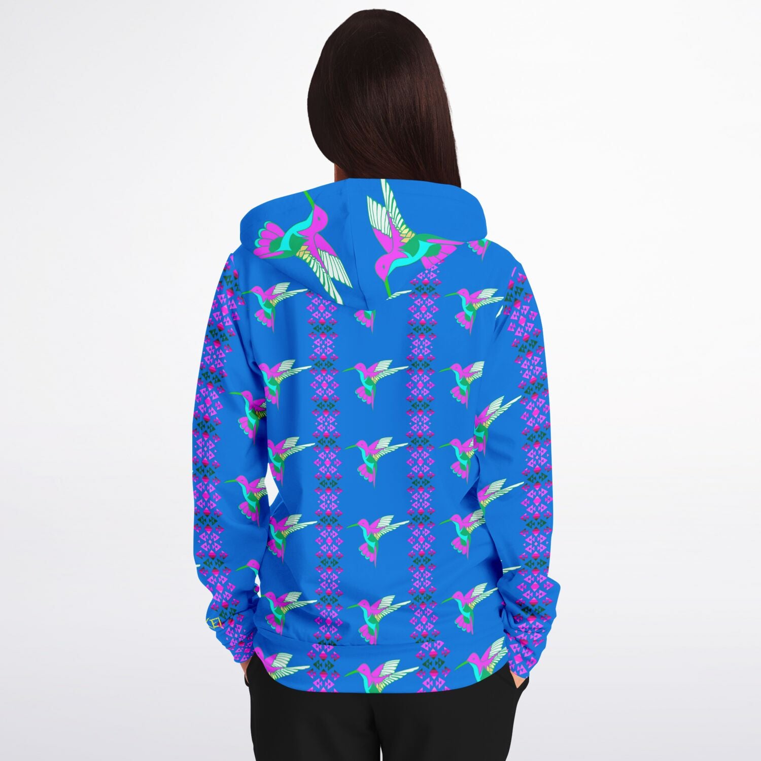 $NiieihiiNookei Athletic Zip-Up Hoodie - AOP