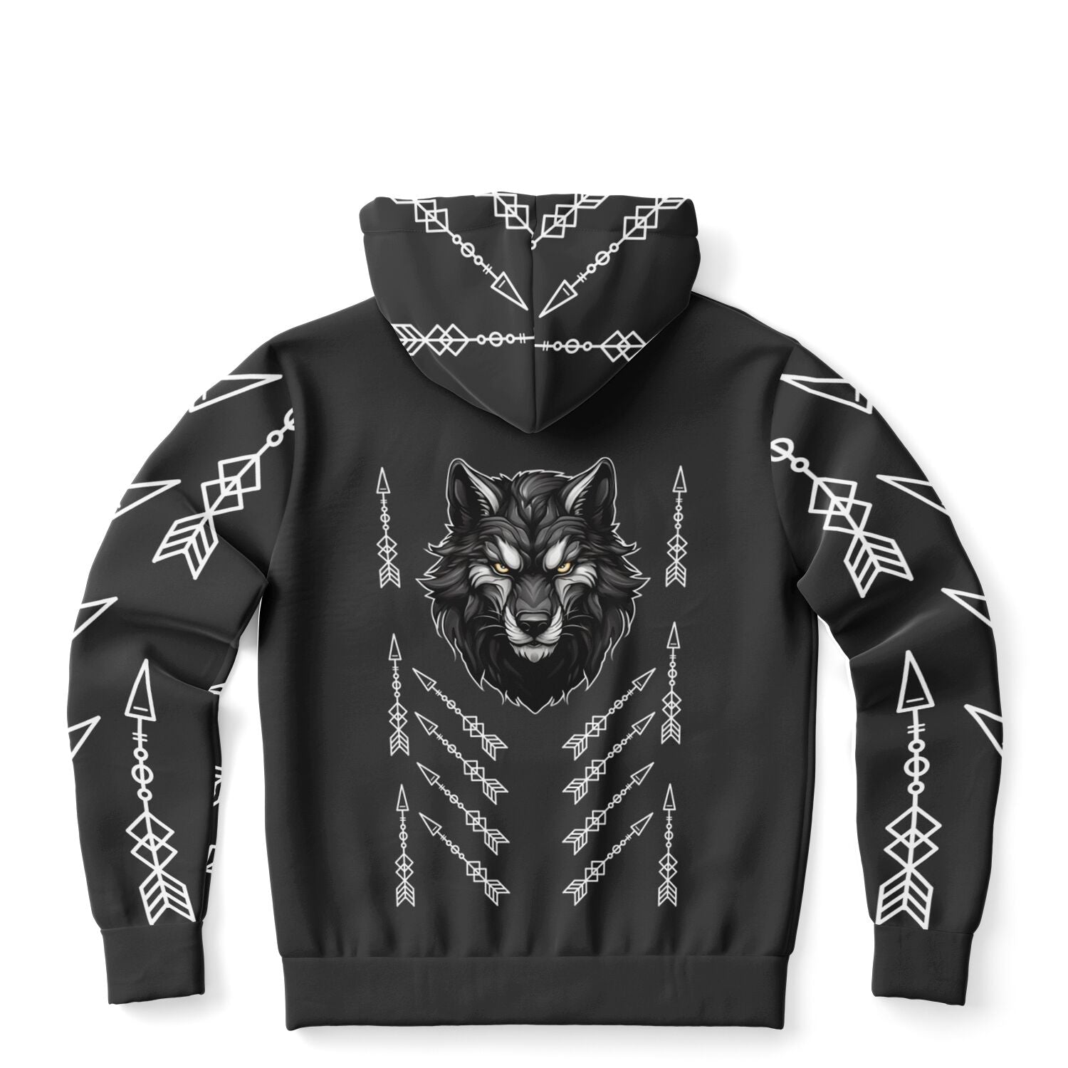 $NiieihiiNookei Athletic Zip-Up Hoodie - AOP
