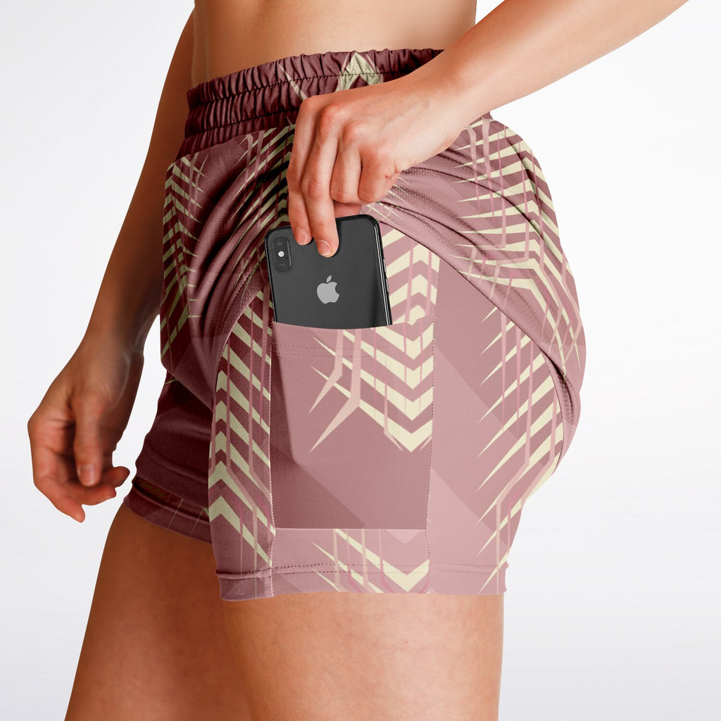 $NiieihiiNookei Women's 2-in-1 Shorts - AOP