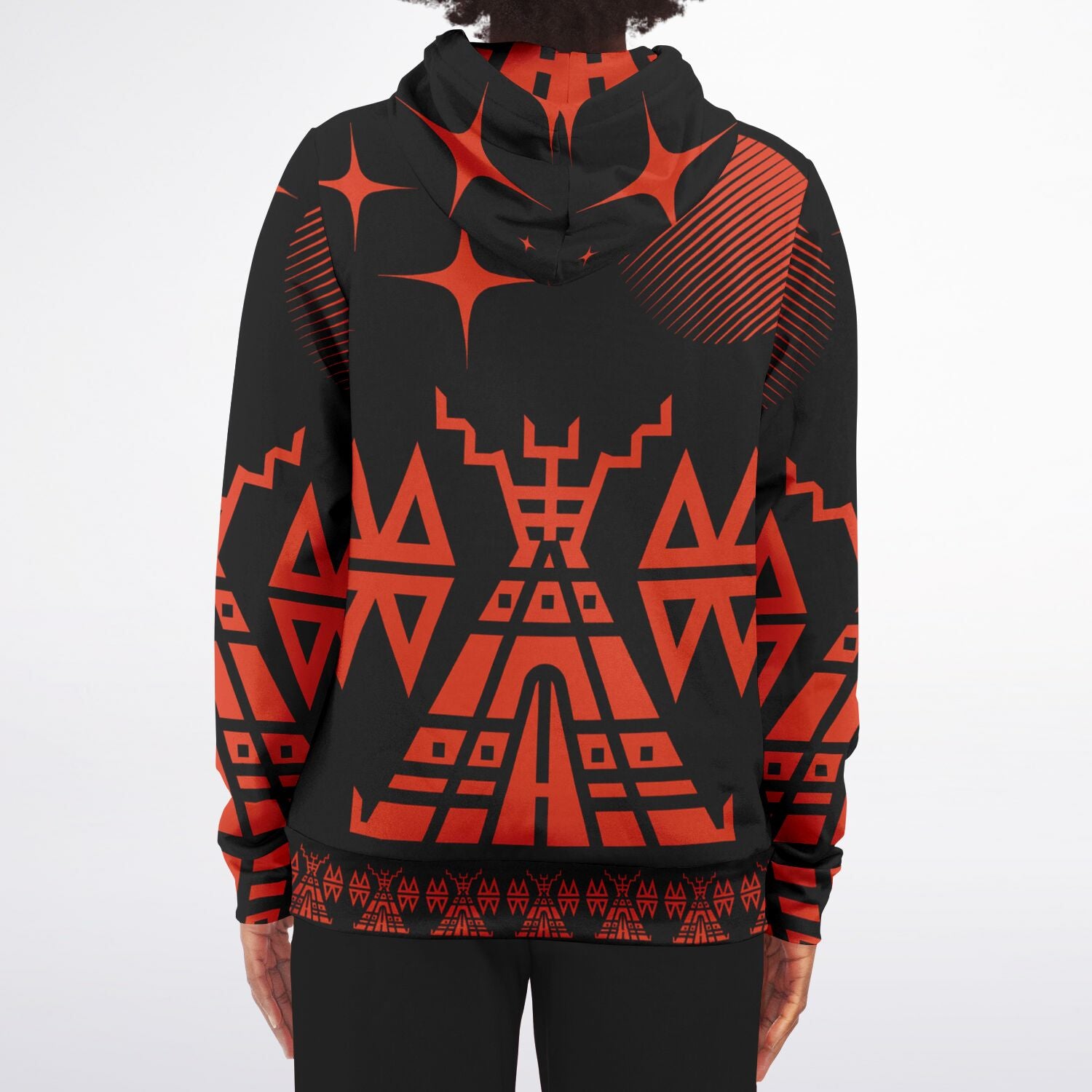 $NiieihiiNookei Fashion Zip-Up Hoodie - AOP