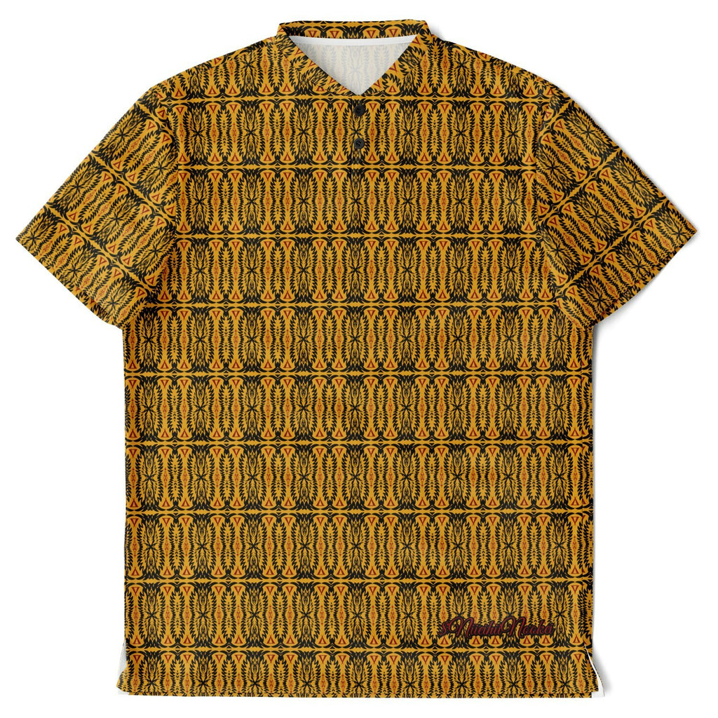 $NiieihiiNookei Blade Collar Polo Shirt - AOP
